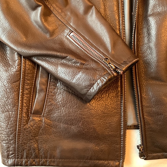 Daniel men’s brown leather jacket - Picture 2 of 10